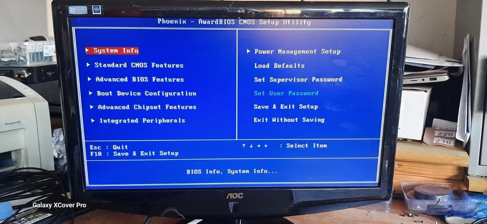 AOC TFT185W80PS LCD Monitor 18" Monitor w/ stand VGA, (797) - Image 3 of 4