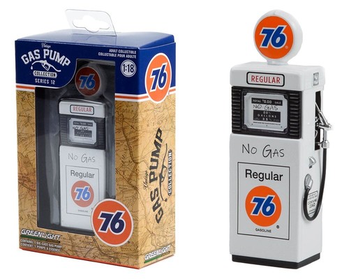 1/18 Greenlight 1951 Wayne 505 Gas Pump Union 76 Regular Gasoline No Gas 14120 B - Picture 2 of 2