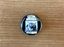 Funny Cat Pin Button Good Morning In German Cat in Your Face Meme 1" 135-3
