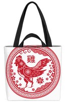 Huhn Tierkreiszeichen Tasche Horoskop Astrologier Sternzeichen Tiere Sterne