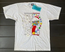 Vintage Screen Stars Best Light Up Gum Ball T-Shirt Single Stitch Sz L RARE!!!