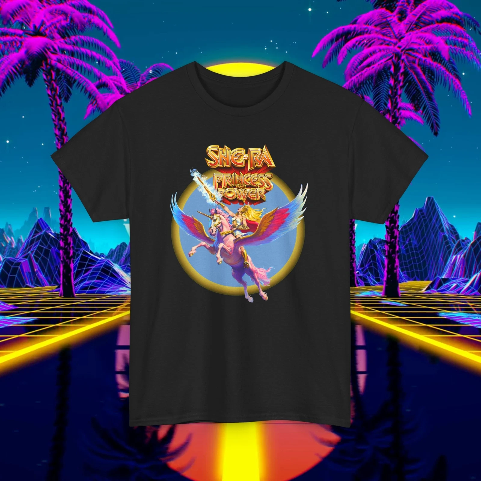 She-Ra Princess of Power Logo T-Shirt Mens Womens Retro Cartoon Tee