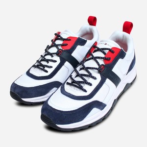 tommy hilfiger mens white trainers