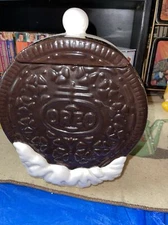 NABISCO Oreo Milk Splash Cookie Jar by Houston Harvest 3rd In Series Intro 2000