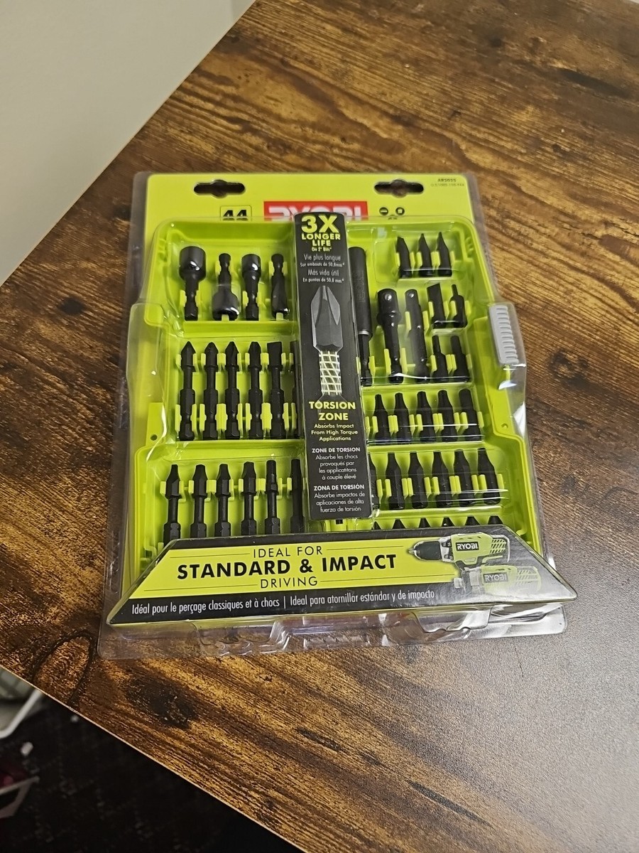 Ryobi AR2024 34 Pcs Bit Set Ideal For Standard Impact Driving Tools  Dockit NEW