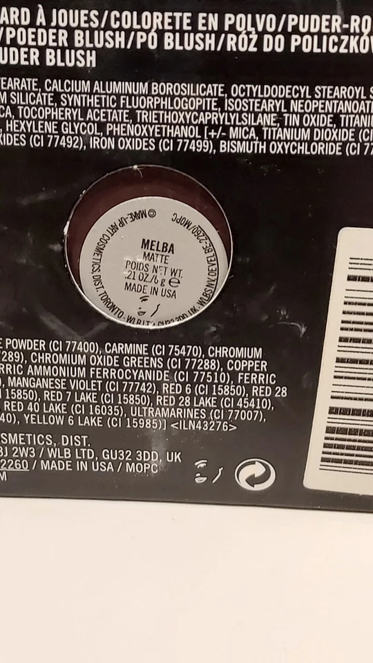 MAC Powder Blush Refill *MELBA* / 0.21 oz / New in box - Image 4 of 4