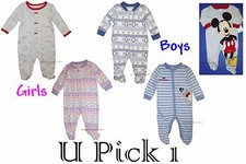 Sleep Play Cotton Pajamas Baby Girls Boys Sleeper Outfit Footed Coverall Footie