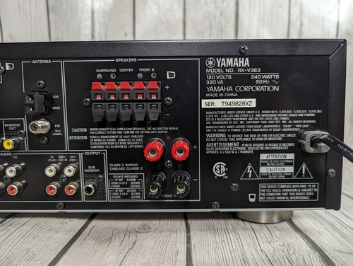 Yamaha RX-V363 - 5.1 Ch HDMI Home Theater Surround Sound Receiver Stereo System - Picture 10 of 12