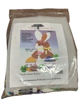 Outback Enterprise , Inc. Plastic Canvas Jumbo Easter Bunny Eggs Flowers 9024