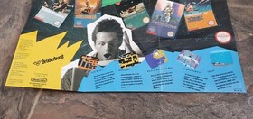 Sqoon Nintendo NES IREM Broderbund Large Promo Poster Insert BRO-NES-US NO GAME