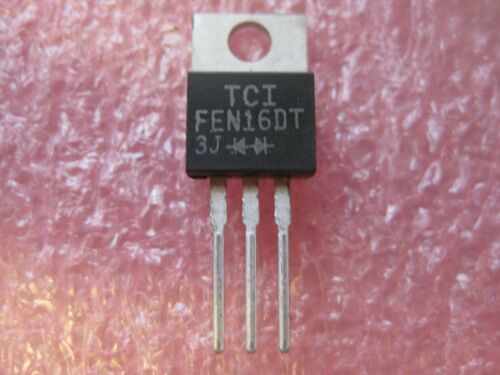 DIODO RECTIFICADOR FEN16DT ÁNODO COMÚN 16A 200V A-220 (LOTE DE 1) - Imagen 2 de 4