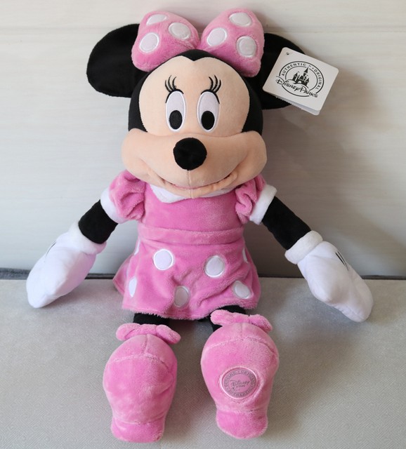 Disney Minnie Mouse Pink Polka Dot Plush Toy 19