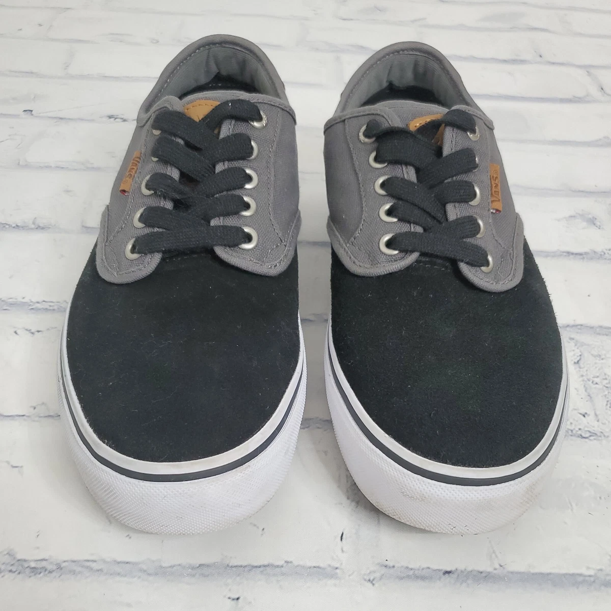 Vans Mens 8 Shoes Ultra Cush Lite Pro Chima Ferguson Black Gray Skater Canvas
