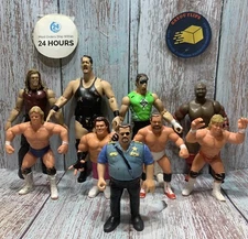 Lot Of 9 WWC/WWE,WCW,WWF,Pacific Titan Trim,Big Show,Helms,Ahmed,Pillman, More