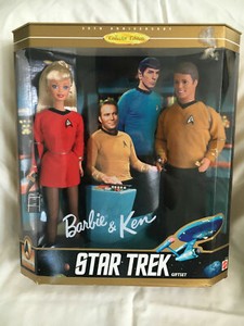 barbie & ken star trek 30th anniversary