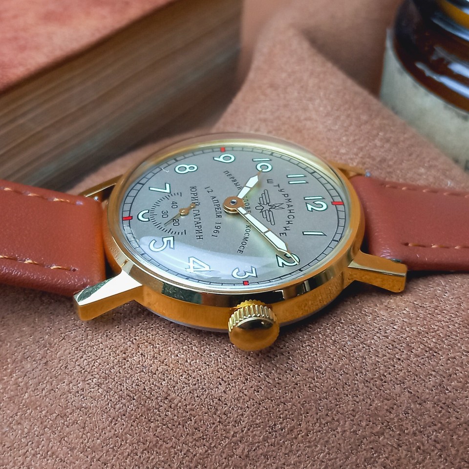 Orologio Da Polso Soviet Sturmanskie Vintage Pobeda Orologio - Foto 13