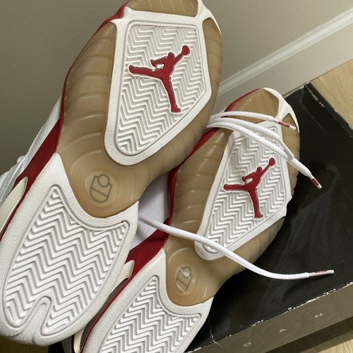 New Men's 2007 Nike Air Jordan B'Loyal White Red Black Shoe Sz 11.5 315317-103 - Picture 7 of 10