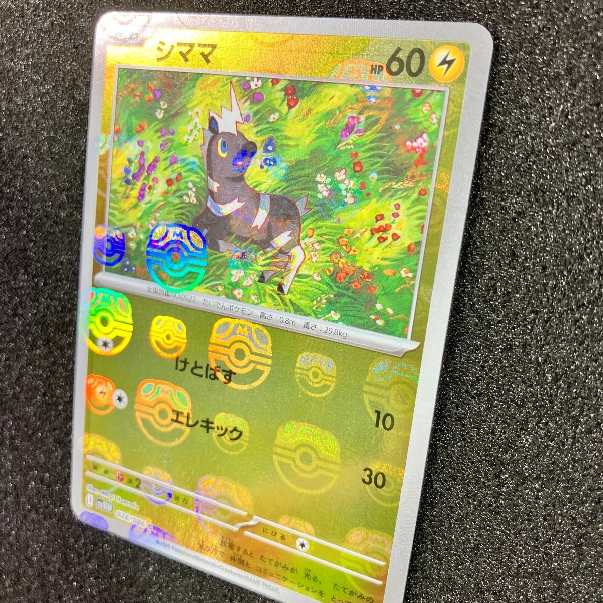 ばちゅ　蜂楽天使70点 Japanese Pokemon Card 023/059 BW6 Blitzle 1st Edition | eBay