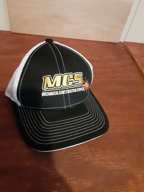 MCS embroidered hat snapback MCS embroidered White Mesh Back baseball cap