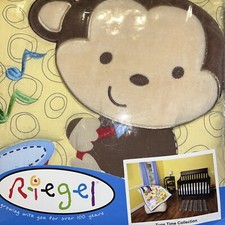 NWP Riegel 3 pc Nursery Set Comforter  Crib Sheet  Dust Ruffle  Cotton Sheet