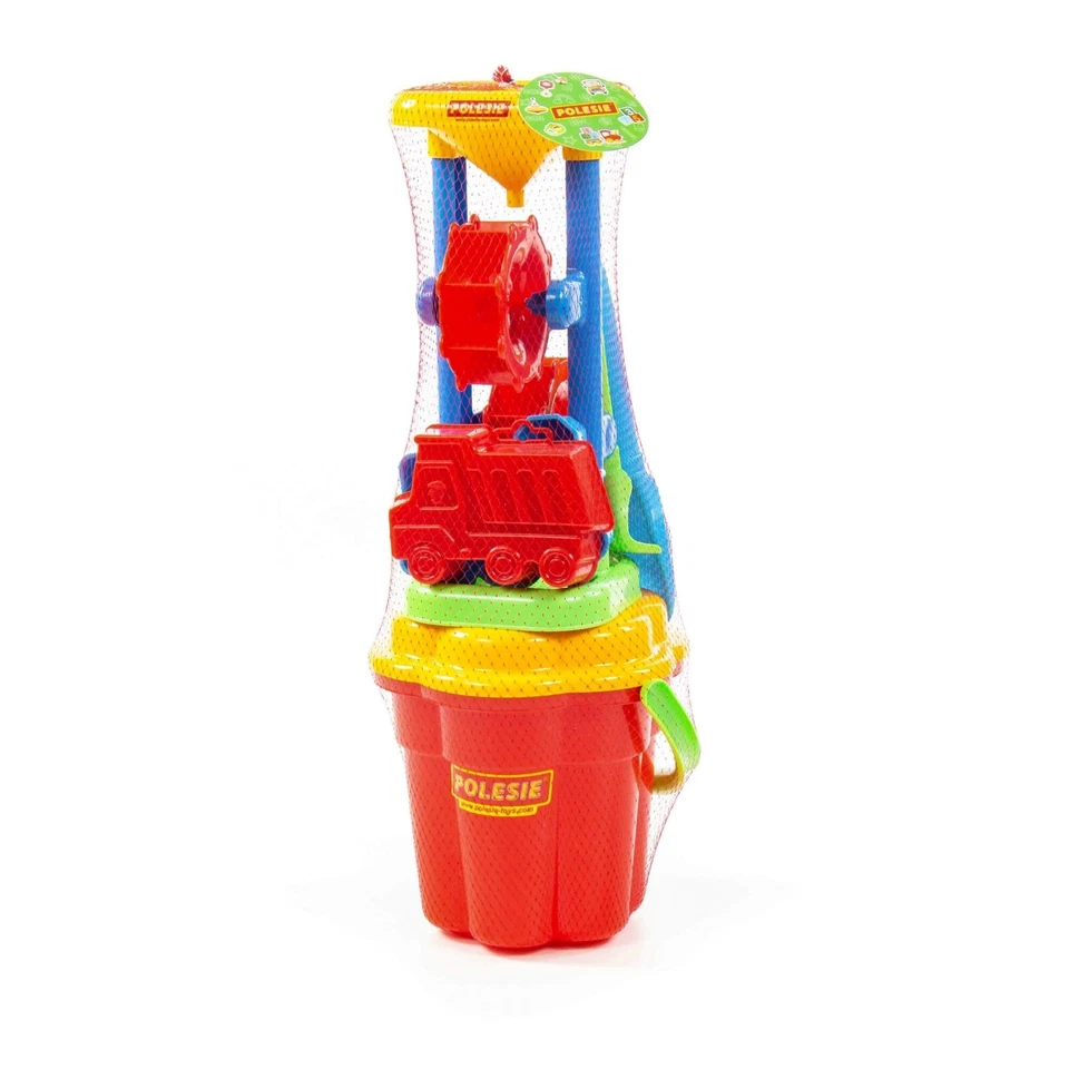 Wader Set Nr584: Sandmühle, h=308 mm + Blumenkübel groß, Blumensieb groß - Bild 3 von 4