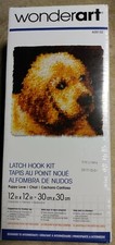 WonderArt Puppy Love Dog LABRADOR Latch Hook Kit Rug BUT: Hook Tool NOT INCLUDED