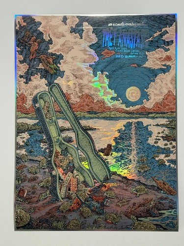 Trey Anastasio Poster Red Bank NJ 2025 Siebdruck signiert AP offizielle Folie Phish - Bild 4 von 16