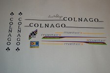 Calcomanías - Stikers Cycling E.Colnago Road Master años 80, 5 opciones a tu elección