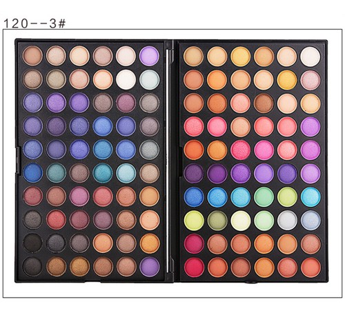 120 Color Pro 5 Kind Fashion Eyeshadow Palette Shimmer Eye Shadow Makeup Set - Picture 13 of 16