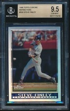1998 Topps Chrome Refractor #330 Steve Finley BGS 9.5