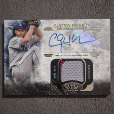 2016 Topps Tier One Clayton Kershaw Auto Relic 03/50!!!  Dodgers