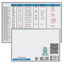 Magna Visual Nmw-2436G Planning Board, Porcelain, 24 In, 36 In, Aluminum Frame,