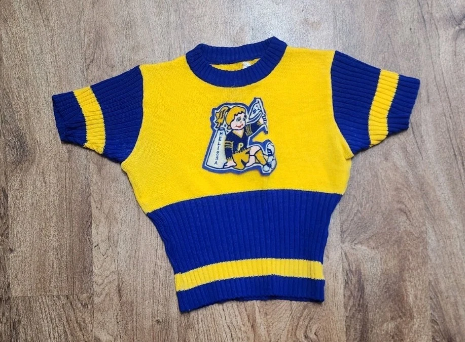 Cheerleader Sweater In Women's Vintage Sweaters for sale - eBay