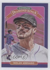 2020 Panini Donruss Diamond Kings Holo Pink Nolan Arenado #29 fm0