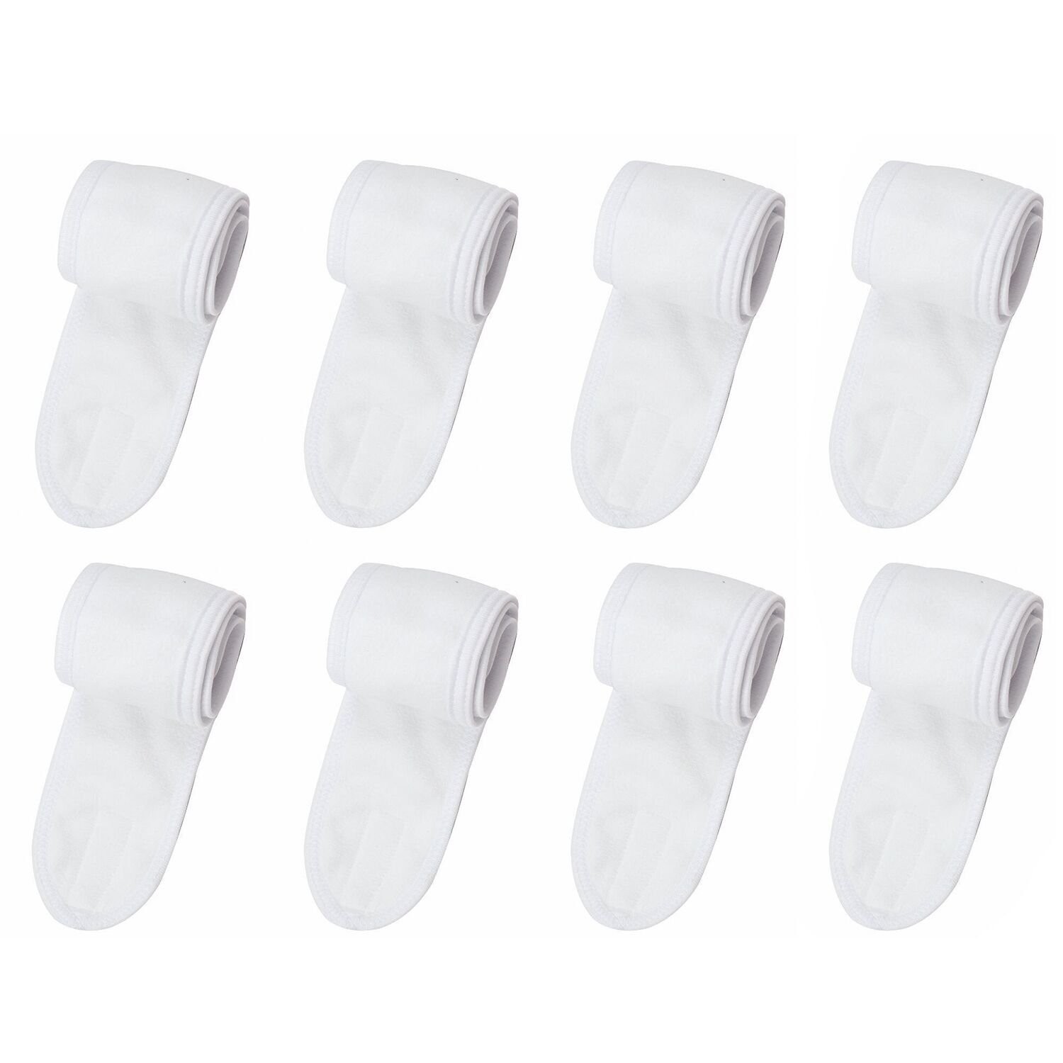 8 Pack Spa Facial Headband Whaline Head Wrap Terry Cloth Hea