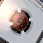 NGC PF-63 BN 1904 Indian Head Cent, Strongly Mirrored Proof w/ Iridescent Toning