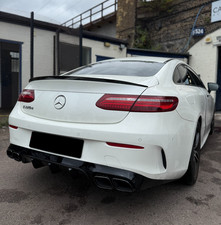 Mercedes E Klasse C238 Coupe 2 Dr AMG Line Schwarz E63 Style Heckdiffusor 16-20 Mercedes E Klasse C238 Coupe 2 Dr AMG Line Schwarz E63 Style Heckdiffusor 16-20