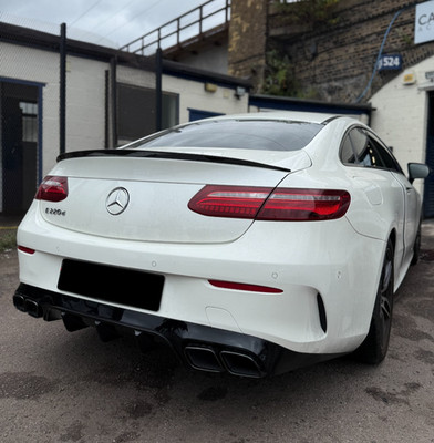 Mercedes E Klasse C238 Coupe 2 Dr AMG Line Schwarz E63 Style Heckdiffusor 16-20