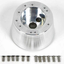 Steering Column 5 Or 6 Bolt Steering Wheel Adapter - Polished