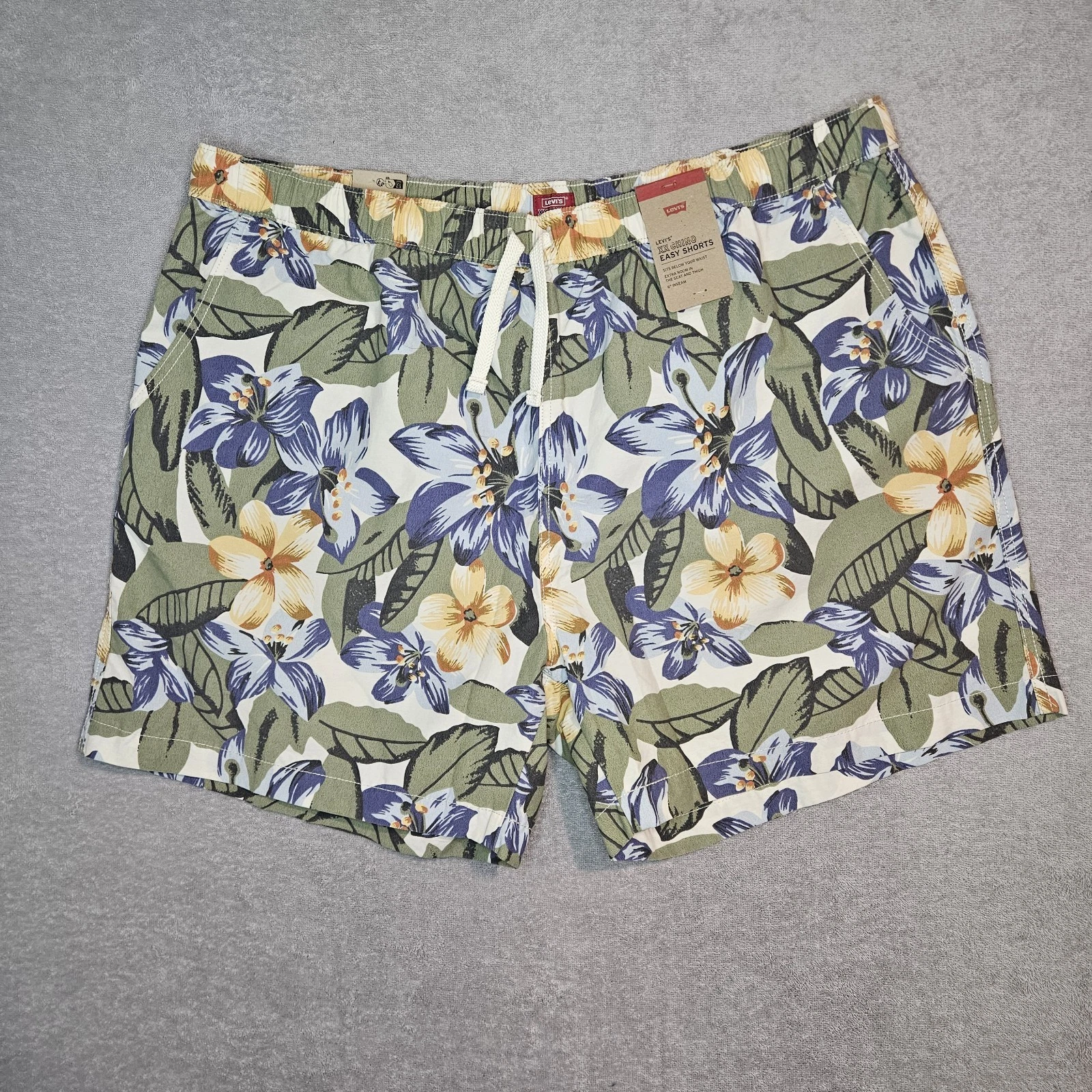 Levi's XX Chino Floral Easy Shorts Mens Size XXL Summer Edition 6" Inseam