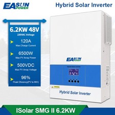 Easun Inverter Solare 48V 6200W Off Grid Inverter MPPT 120A PV 60-450V BMS