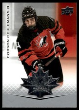 2021-22 Upper Deck Team Canada Juniors Corson Ceulemans #82