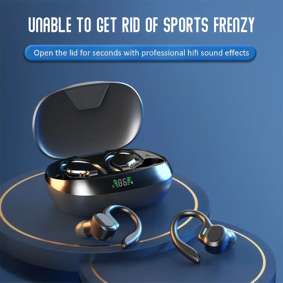 Auriculares intrauditivos inalámbricos Mpow Bluetooth 5.3 Auriculares estéreo Foto 2 de 4