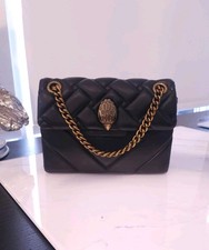 Kurt Geiger London mini borsa Kensington donna tracolla in pelle nera