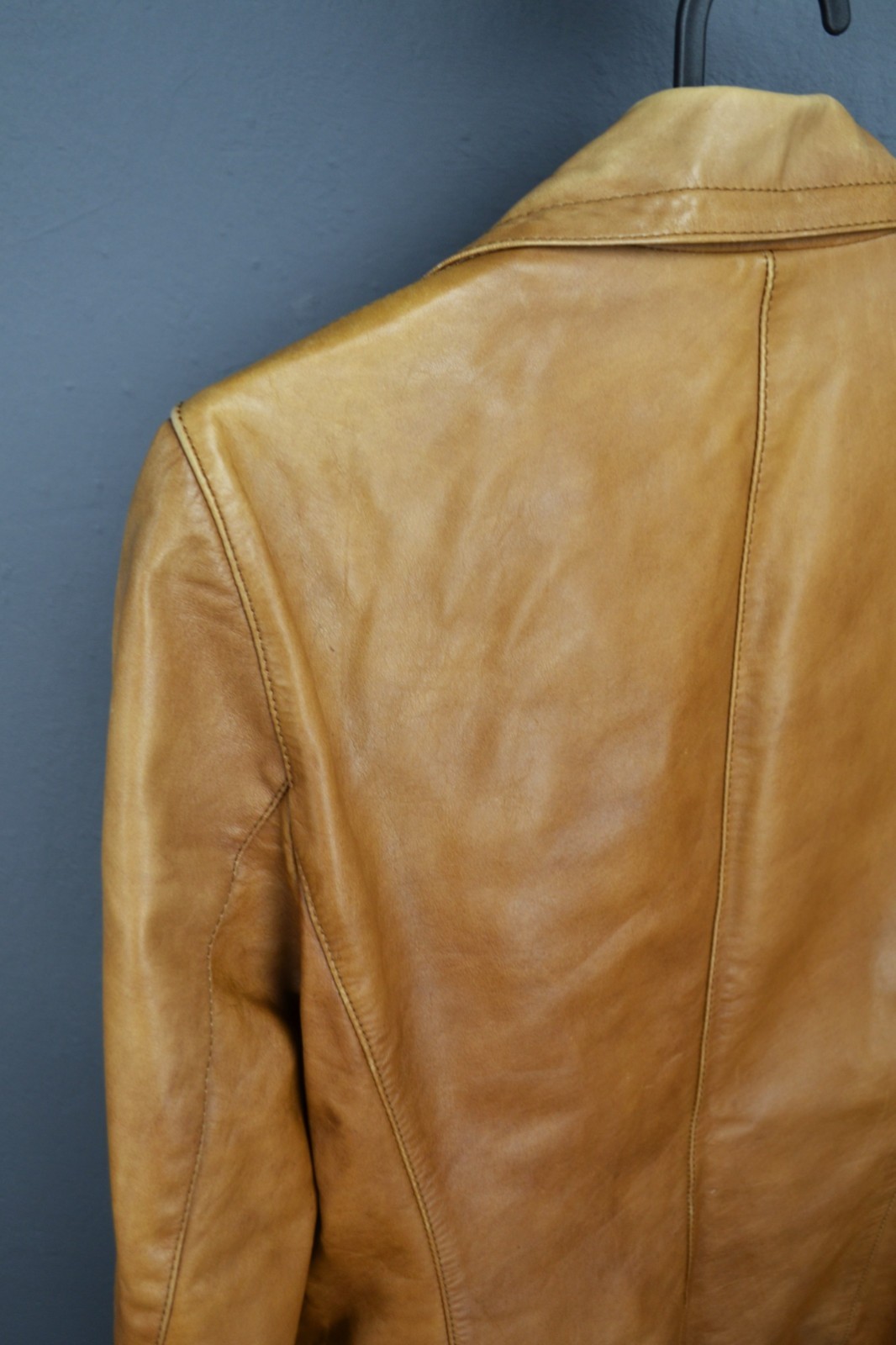 Prada Two-button Leather Jacket Brown size 40 Mad… - image 14