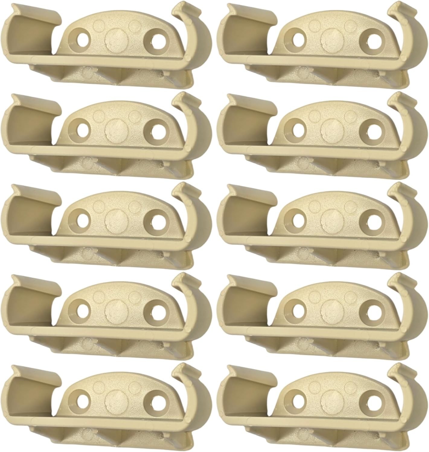 Embout de Latte de Lit 63 x 12mm Plastique pour Réparer un Sommier Cassé