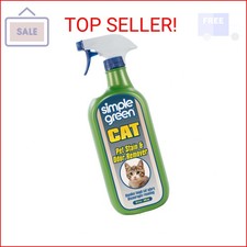 Cat Stain Odor Remover - Enzyme Cleaner for Cat Urine, Feces, Blood, Vomit - 3