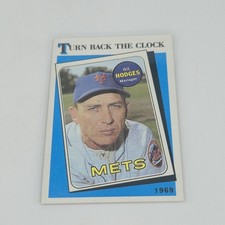 1989 Topps #664 Gil Hodges Turn Back The Clock New York Mets 