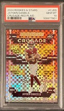 2024 Rookies & Stars Crusade Red Plaid Rookie Jayden Daniels C-JDS PSA 10 🔥🔥