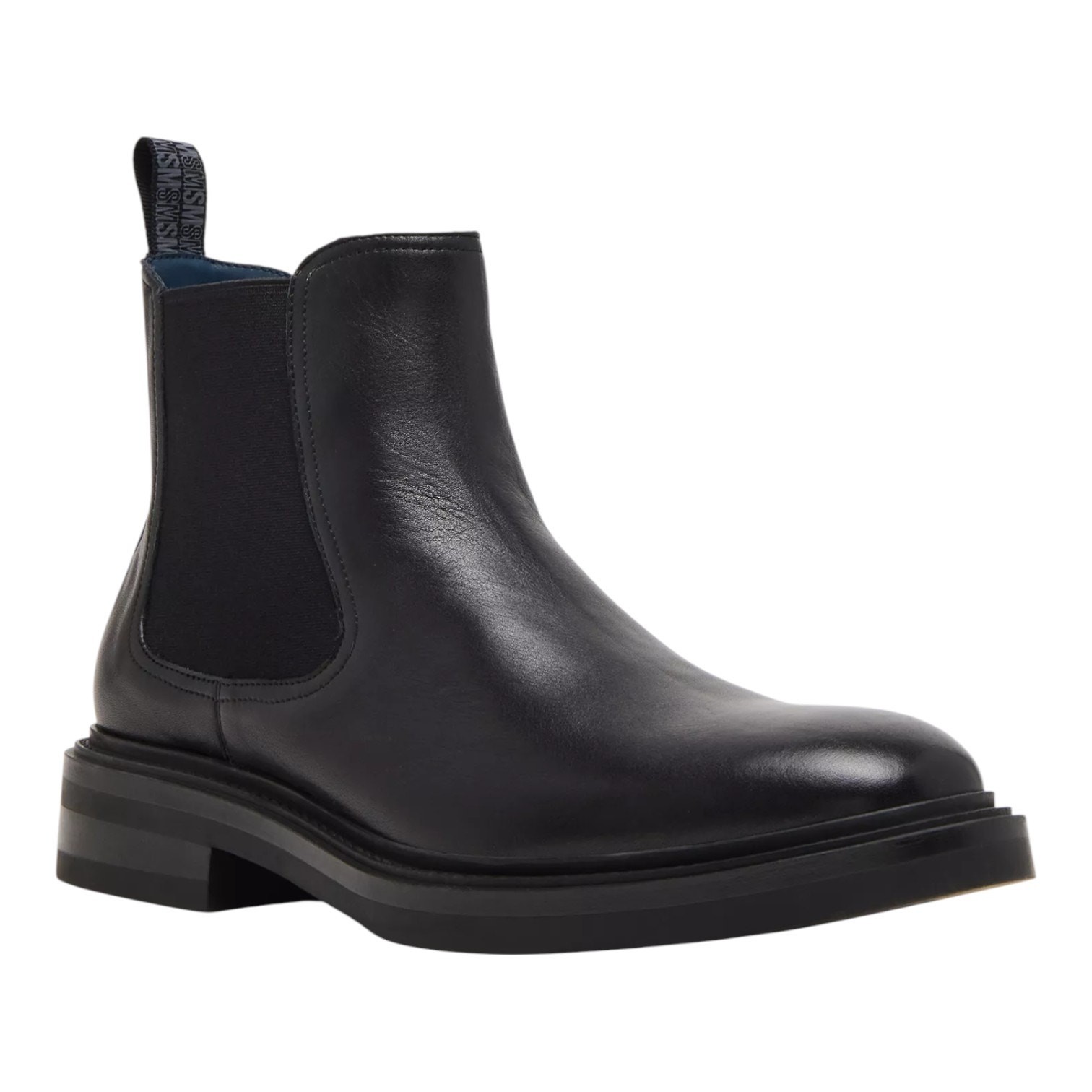 's Hamden Leather Chelsea Slip On Boots Black Size 12